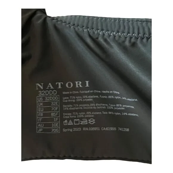 Natori bra 741258 Avail full fit convertible gray 32DDD 32F - Picture 5 of 9
